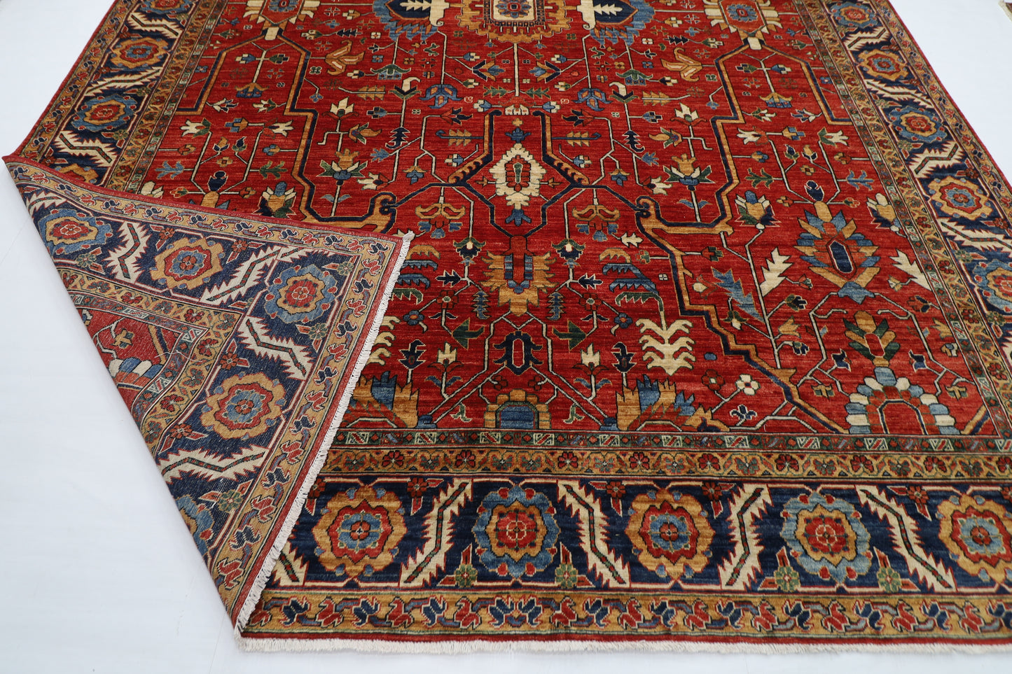 305 x 437 cm | serapi Red Area Rug Afghan Hand Knotted veg Dye Wool carpet