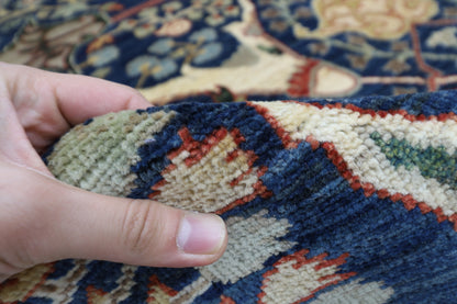 203 x 294 cm | Bidjar Blue Area Rug Afghan Hand Knotted Veg Dye Wool carpet