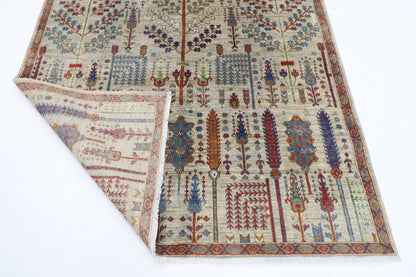 169 x 229 cm | Tree of life Area Rug Afghan Hand Knotted Veg Dye Wool carpet