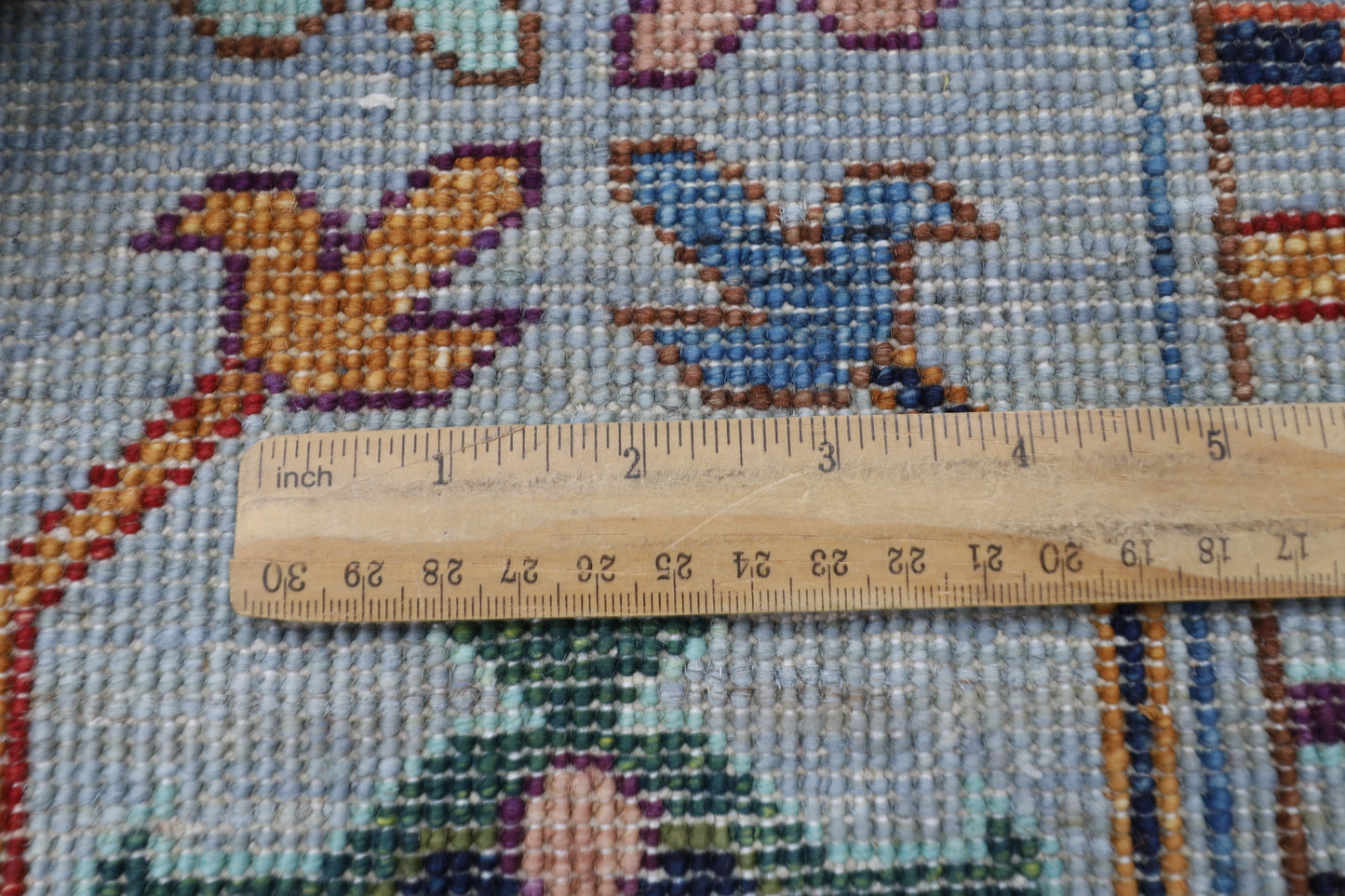 277 x 365 cm | Waziri Gray Area Rug Afghan Hand Knotted Veg Dye Wool carpet