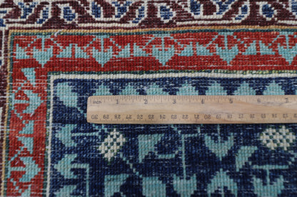 299 x 394 cm | Mamluk large Area Rug Afghan Hand Knotted veg Dye Wool carpet