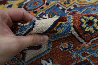 246 x 296 cm | heriz gematric gray Area Rug Afghan Hand Knotted veg Dye Wool carpet