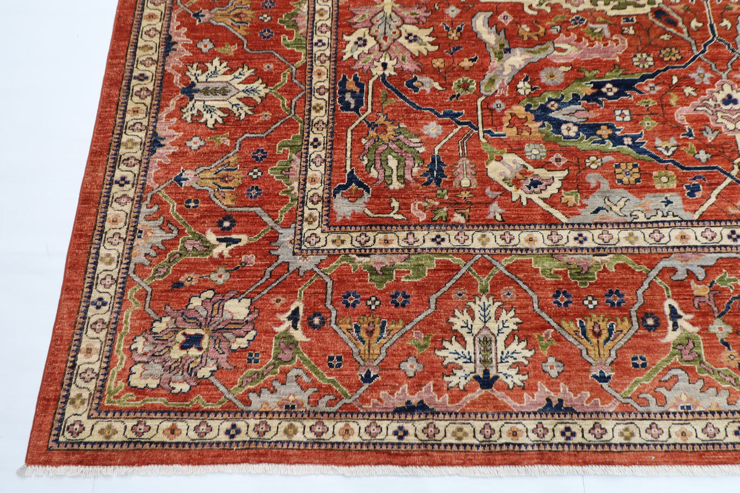 302 x 417 cm | Large Bidjar Area Rug Afghan Hand Knotted Veg Dye Wool carpet