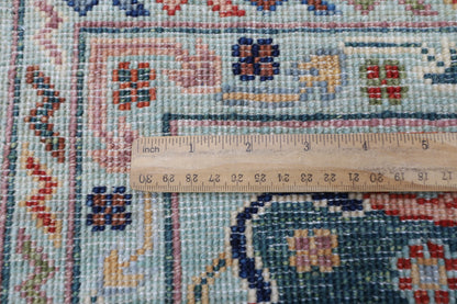 196 x 296 cm | Sultani Floral Area Rug Afghan Hand Knotted Veg Dye Wool carpet