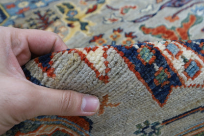 251 x 306 cm | Bidjar Gray Area Rug Afghan Hand Knotted Veg Dye Wool carpet