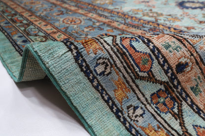 357 x 446 cm |  floral Tribal large Area Rug Afghan Hand Knotted veg Dye Wool carpet