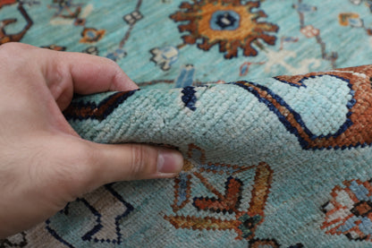 357 x 446 cm |  floral Tribal large Area Rug Afghan Hand Knotted veg Dye Wool carpet