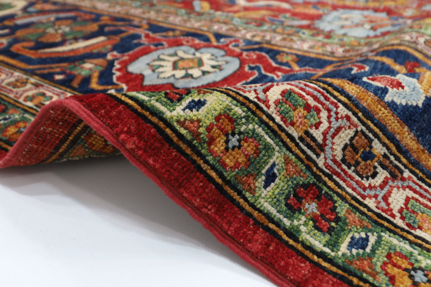 304 x 424 cm | Oriental Serapi Red Area Rug Afghan Hand Knotted Veg Dye Wool carpet