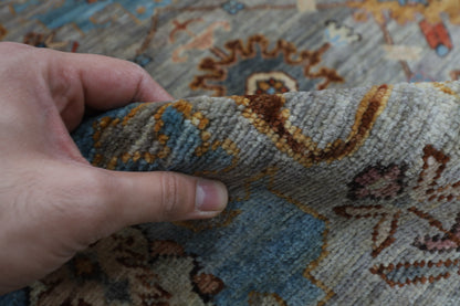 363 x 449 cm |  Bidjar Gray Tribal large Area Rug Afghan Hand Knotted veg Dye Wool carpet
