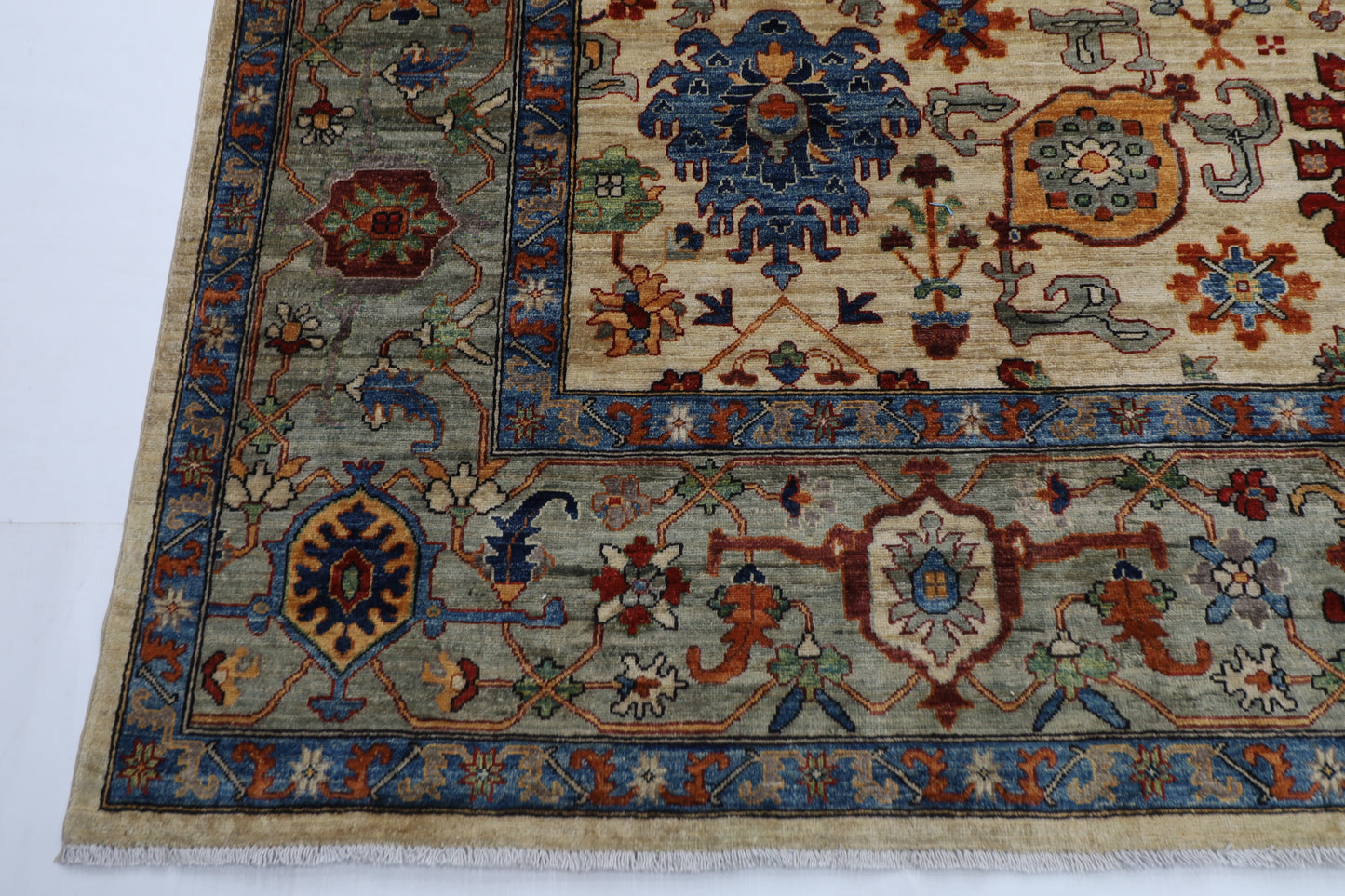 305 x 424 cm |  Bidjar  Tribal large Area Rug Afghan Hand Knotted veg Dye Wool carpet
