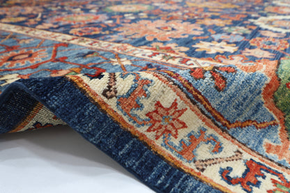 300 x 486 cm | Oriental Bidjar Blue Area Rug Afghan Hand Knotted Veg Dye Wool carpet