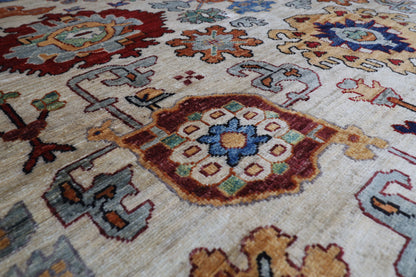 305 x 424 cm |  Bidjar  Tribal large Area Rug Afghan Hand Knotted veg Dye Wool carpet