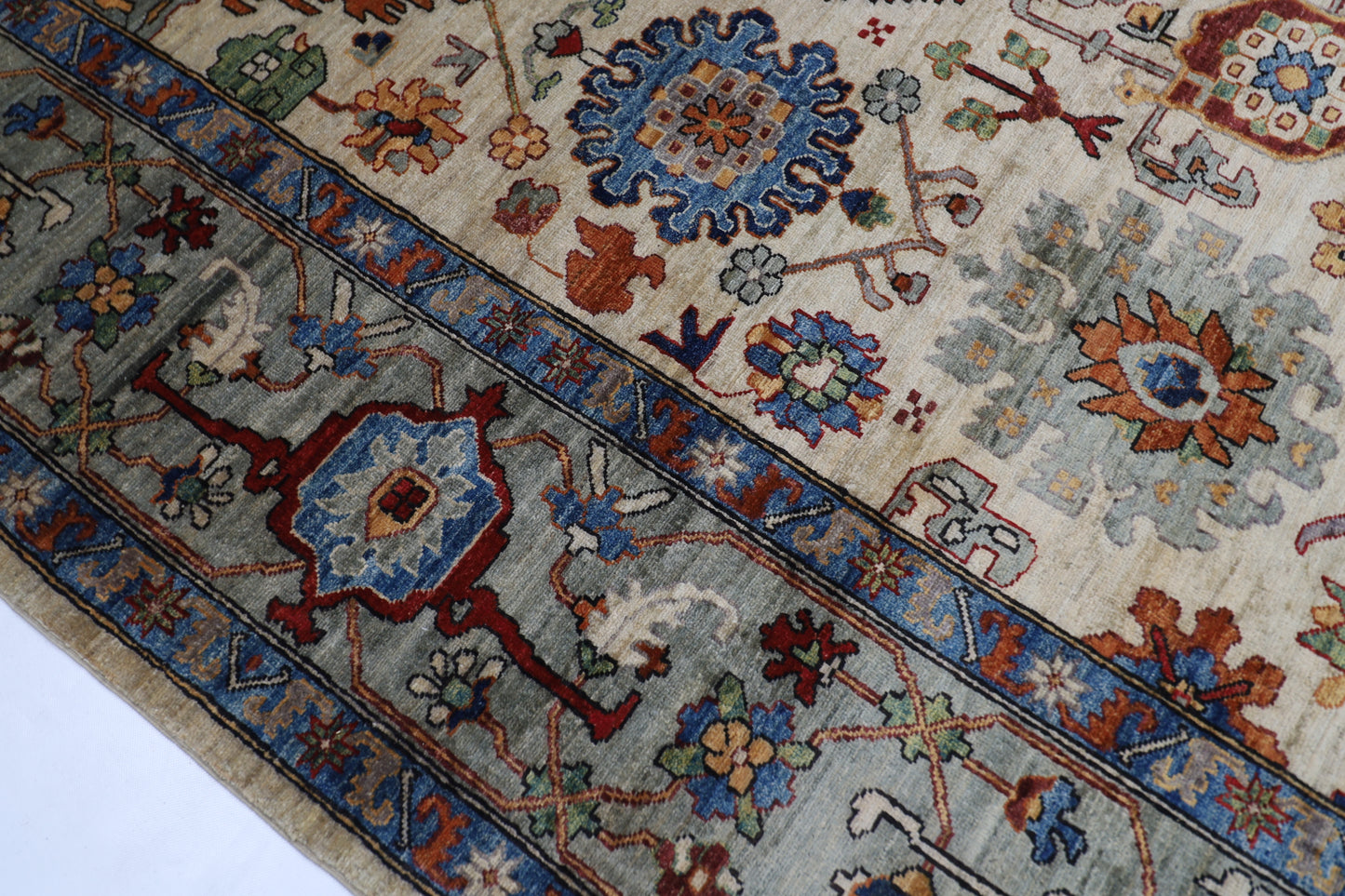 305 x 424 cm |  Bidjar  Tribal large Area Rug Afghan Hand Knotted veg Dye Wool carpet