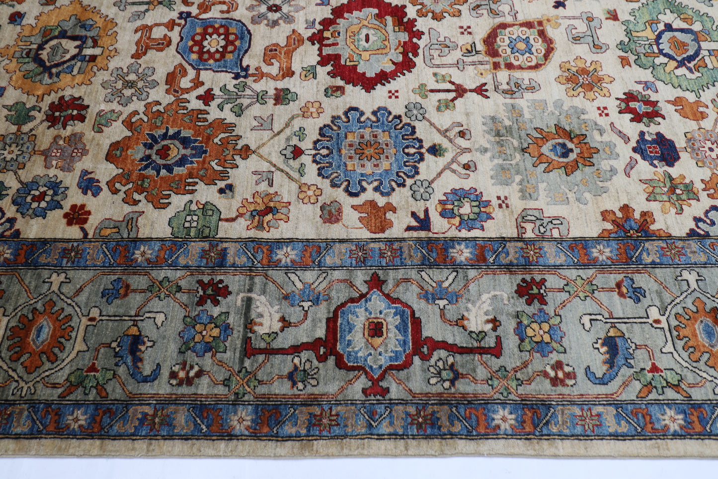 305 x 424 cm |  Bidjar  Tribal large Area Rug Afghan Hand Knotted veg Dye Wool carpet