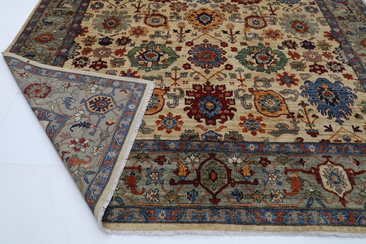 305 x 424 cm |  Bidjar  Tribal large Area Rug Afghan Hand Knotted veg Dye Wool carpet