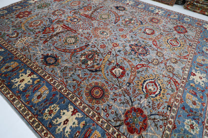 357 x 433 cm |  Bidjar Tribal large Area Rug Afghan Hand Knotted veg Dye Wool carpet