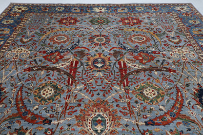 357 x 433 cm |  Bidjar Tribal large Area Rug Afghan Hand Knotted veg Dye Wool carpet