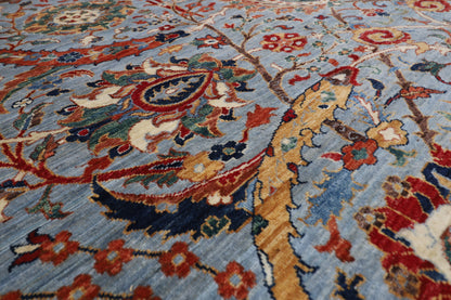357 x 433 cm |  Bidjar Tribal large Area Rug Afghan Hand Knotted veg Dye Wool carpet