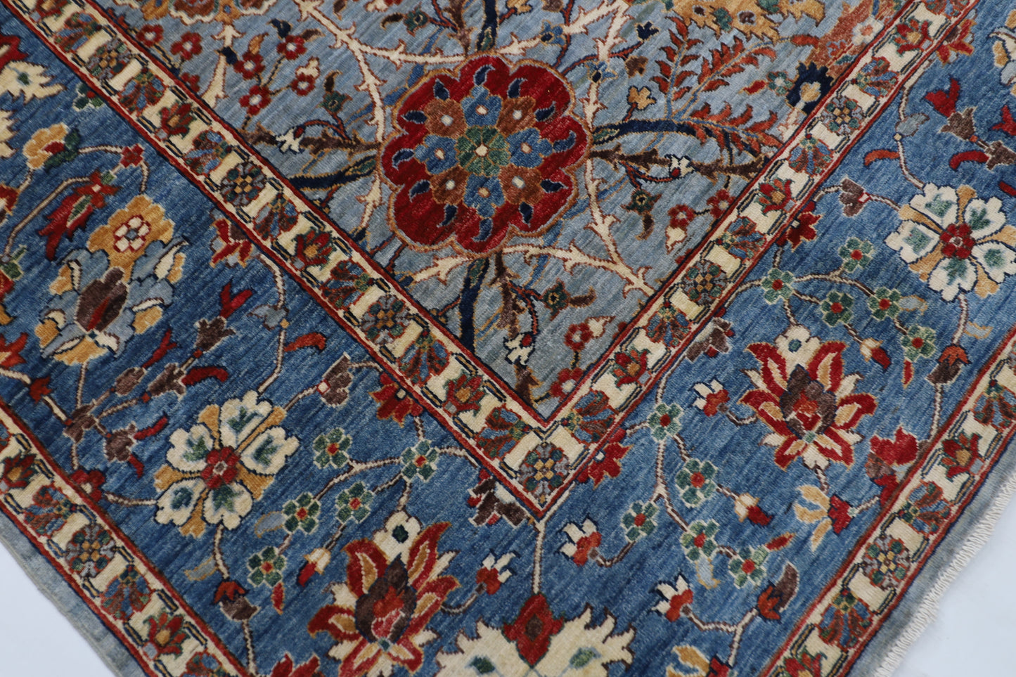 357 x 433 cm |  Bidjar Tribal large Area Rug Afghan Hand Knotted veg Dye Wool carpet