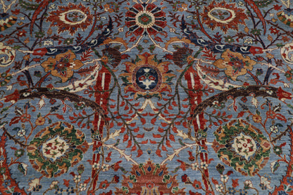 368 x 542 cm |  Bidjar gray Tribal large Area Rug Afghan Hand Knotted veg Dye Wool carpet