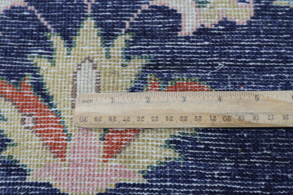 307 x 419 cm | Oriental Suzani blue Area Rug Afghan Hand Knotted Veg Dye Wool carpet