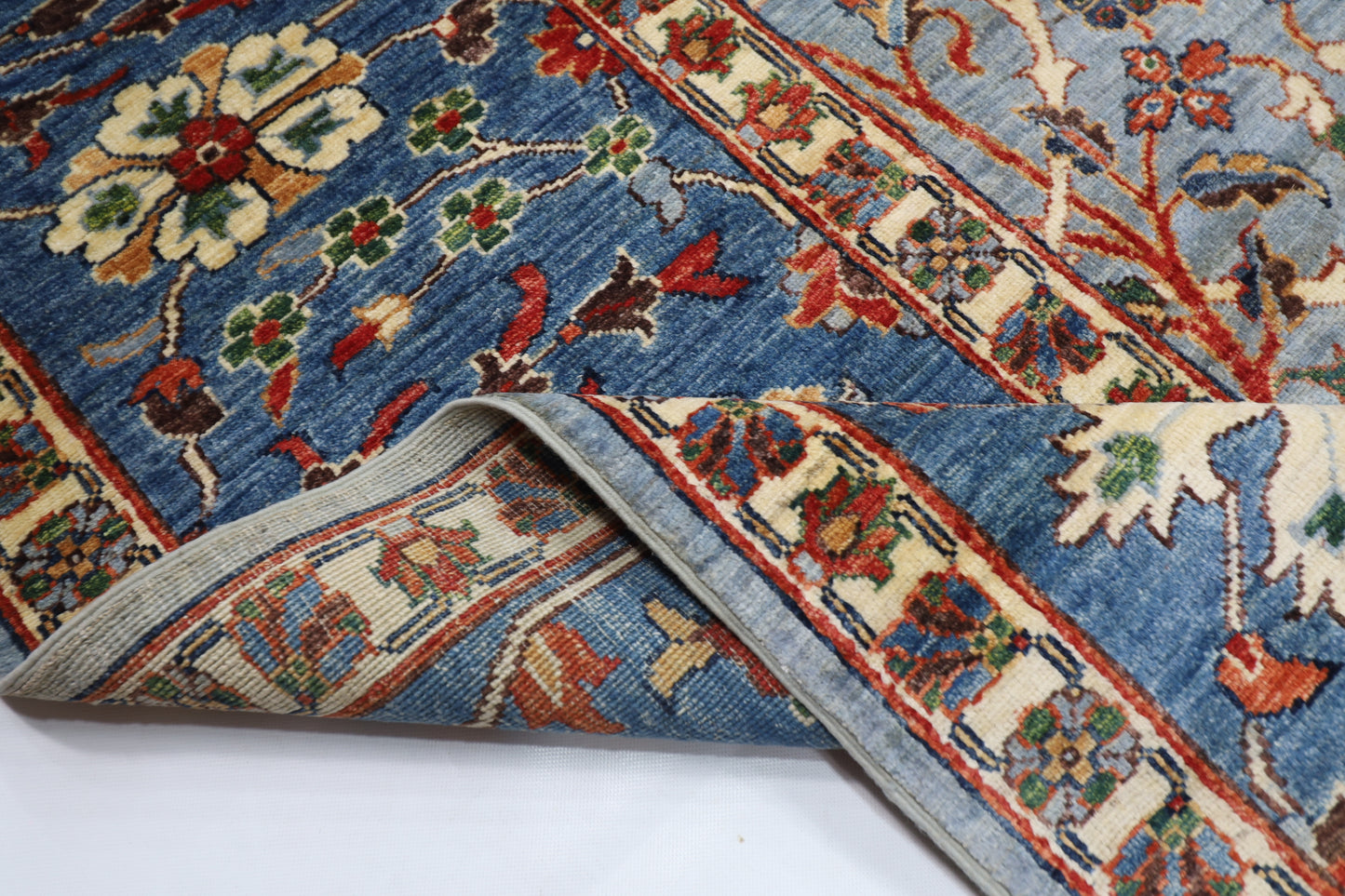 368 x 542 cm |  Bidjar gray Tribal large Area Rug Afghan Hand Knotted veg Dye Wool carpet