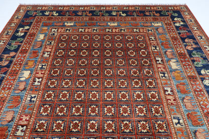 270 x 360 cm | Oriental Animal Tribal Area Rug Afghan Hand Knotted Veg Dye Wool carpet
