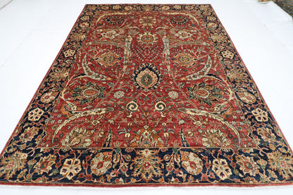 242 x 307 cm | Oriental Bidjar Red Area Rug Afghan Hand Knotted Veg Dye Wool carpet