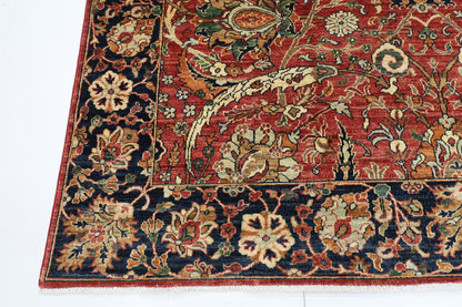 242 x 307 cm | Oriental Bidjar Red Area Rug Afghan Hand Knotted Veg Dye Wool carpet
