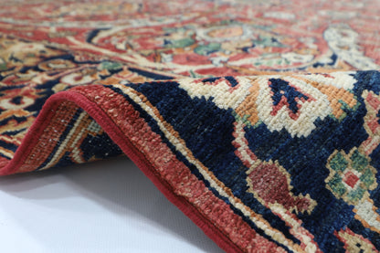 242 x 307 cm | Oriental Bidjar Red Area Rug Afghan Hand Knotted Veg Dye Wool carpet