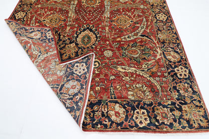 242 x 307 cm | Oriental Bidjar Red Area Rug Afghan Hand Knotted Veg Dye Wool carpet
