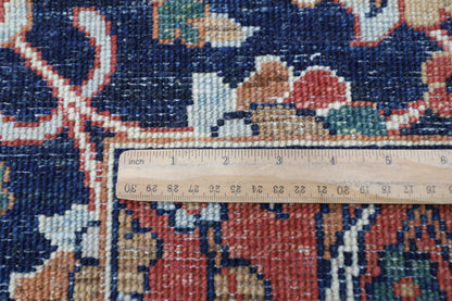 242 x 307 cm | Oriental Bidjar Red Area Rug Afghan Hand Knotted Veg Dye Wool carpet