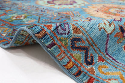 269 x 375 cm | Oriental Waziri Area Rug Afghan Hand Knotted Veg Dye Wool carpet