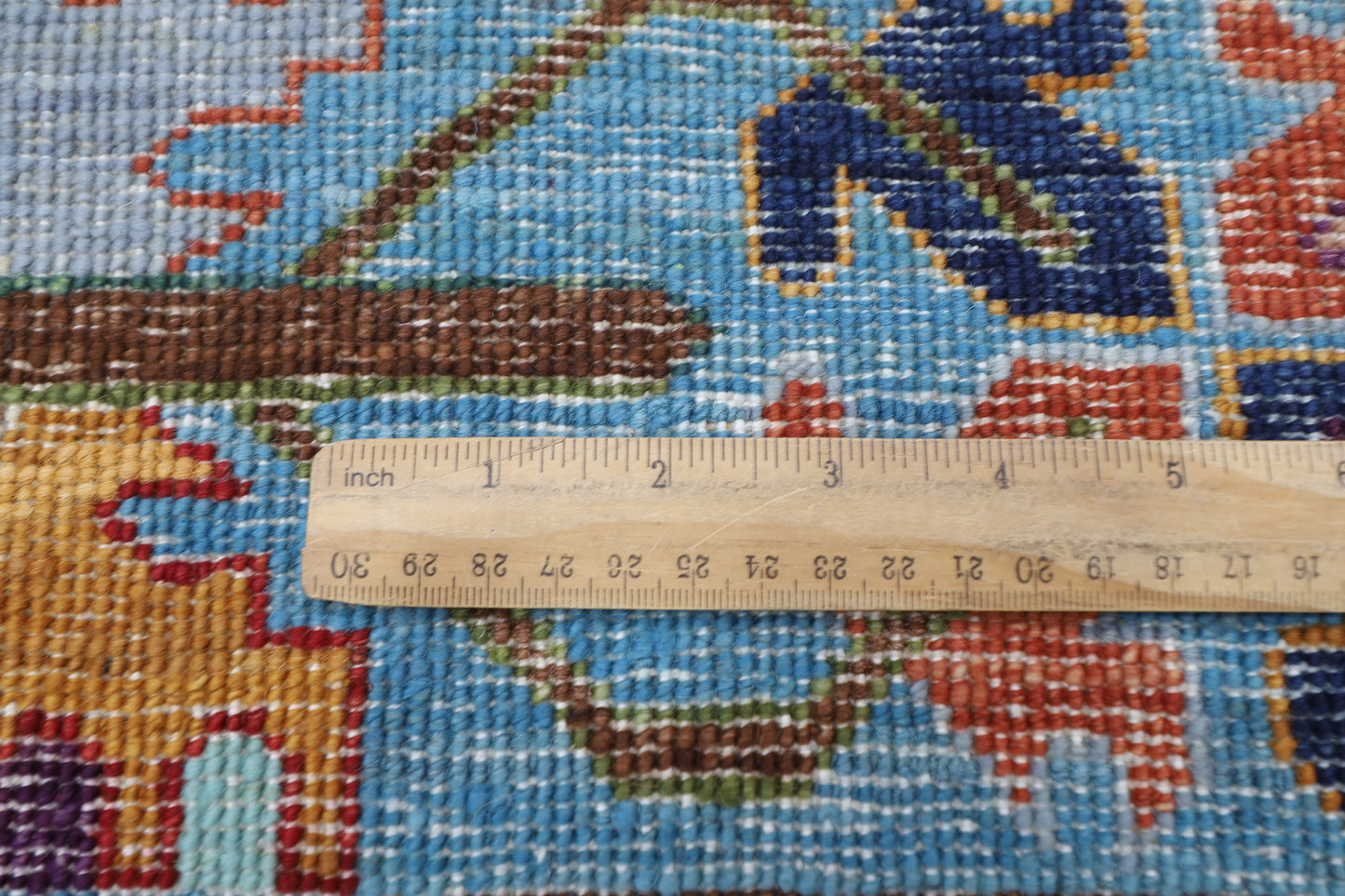 269 x 375 cm | Oriental Waziri Area Rug Afghan Hand Knotted Veg Dye Wool carpet