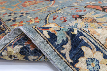 271 x 364 cm | Oriental Kawros Gray Area Rug Afghan Hand Knotted Veg Dye Wool carpet
