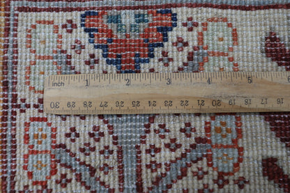 180 x 274 cm | Floral Gray Tribal Area Rug Afghan Hand Knotted veg Dye Wool carpet