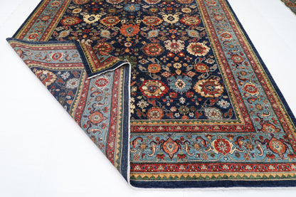 303 x 425 cm | Oriental Bidjar blue Area Rug Afghan Hand Knotted Veg Dye Wool carpet
