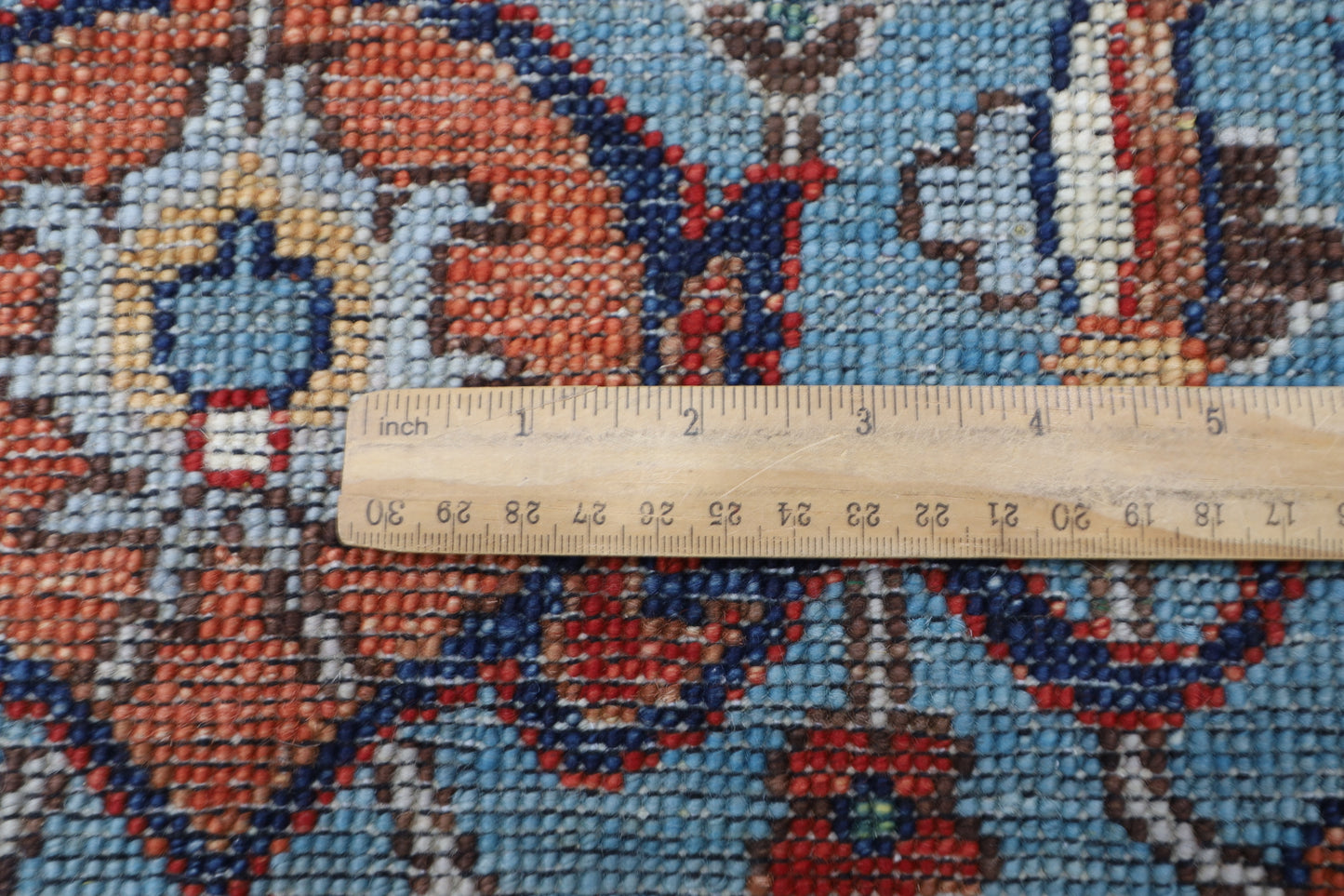 303 x 425 cm | Oriental Bidjar blue Area Rug Afghan Hand Knotted Veg Dye Wool carpet