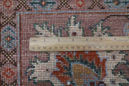 197 x 297 cm |  floral Pink Tribal Area Rug Afghan Hand Knotted veg Dye Wool carpet
