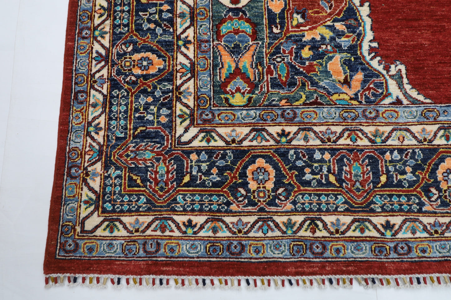200 x 297 cm |  heriz Red Tribal Area Rug Afghan Hand Knotted veg Dye Wool carpet