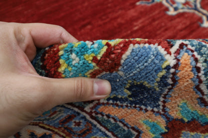 200 x 297 cm |  heriz Red Tribal Area Rug Afghan Hand Knotted veg Dye Wool carpet