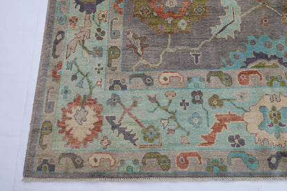 208 x 302 cm |  Floral Oushak Tribal Area Rug Afghan Hand Knotted veg Dye Wool carpet