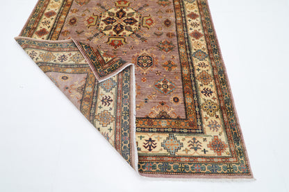 198 x 300 cm | Oriental kazak Pink Area Rug Afghan Hand Knotted Veg Dye Wool carpet