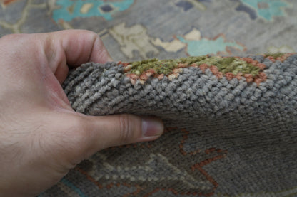 208 x 302 cm |  Floral Oushak Tribal Area Rug Afghan Hand Knotted veg Dye Wool carpet