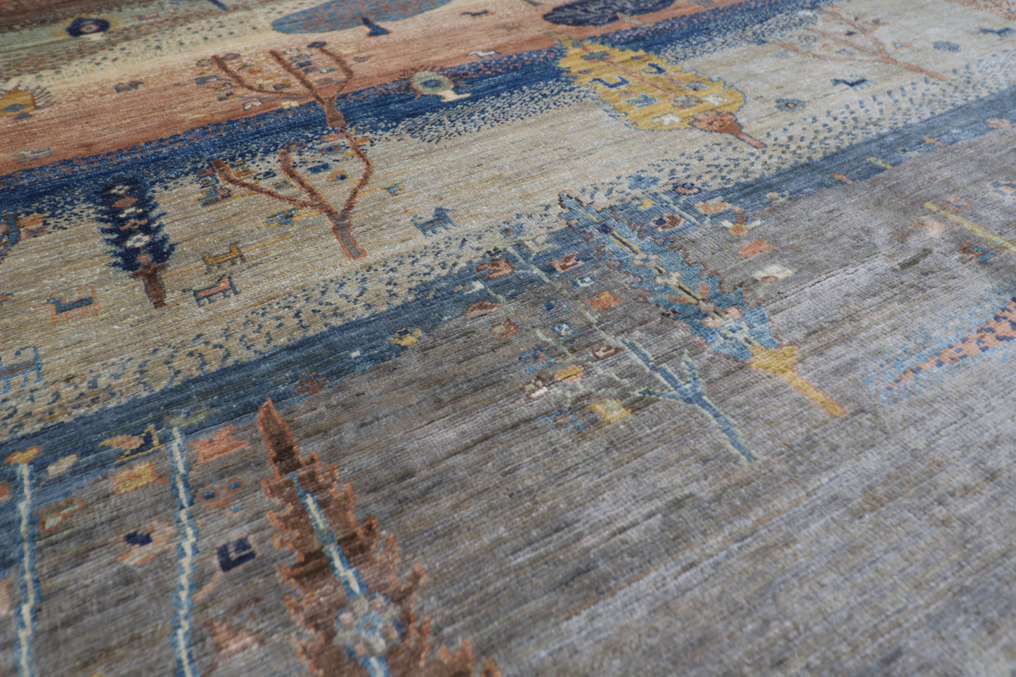 203 x 297 cm |  landscape Tribal Area Rug Afghan Hand Knotted veg Dye Wool carpet