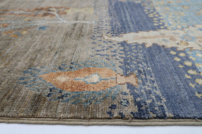 203 x 297 cm |  landscape Tribal Area Rug Afghan Hand Knotted veg Dye Wool carpet