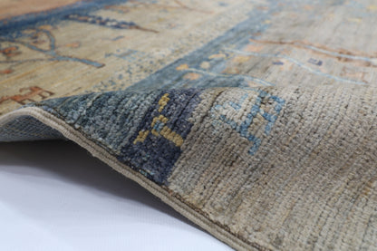 203 x 297 cm |  landscape Tribal Area Rug Afghan Hand Knotted veg Dye Wool carpet