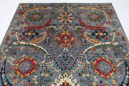 200 x 300 cm | Oriental Bidjar Gray Area Rug Afghan Hand Knotted Veg Dye Wool carpet