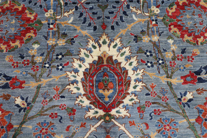 200 x 300 cm | Oriental Bidjar Gray Area Rug Afghan Hand Knotted Veg Dye Wool carpet