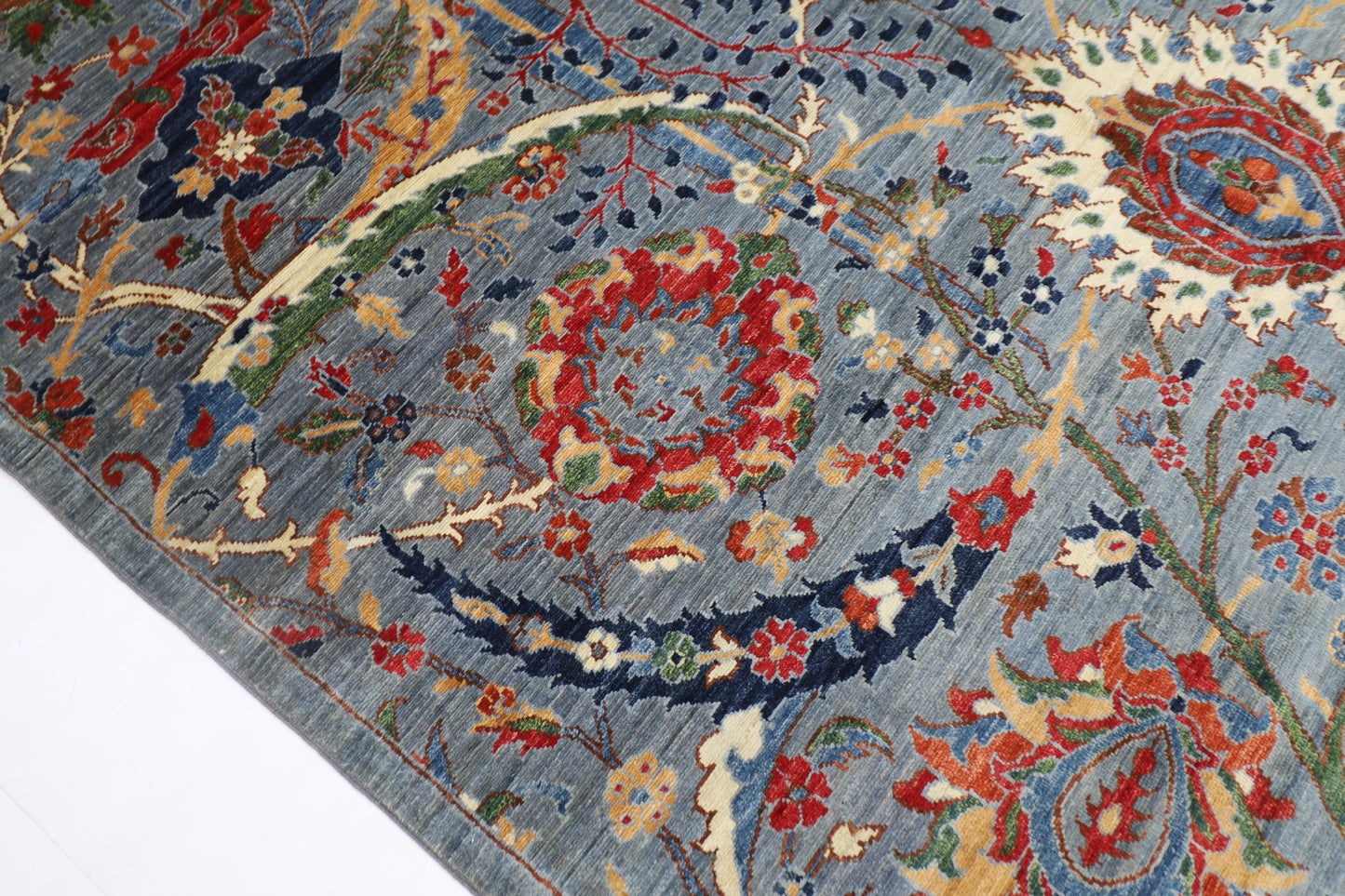 200 x 300 cm | Oriental Bidjar Gray Area Rug Afghan Hand Knotted Veg Dye Wool carpet